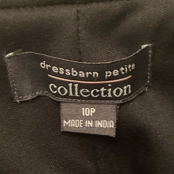 Dress Barn Petite Collection Black Cocktail Dress With Straps NWT Size 10P - Picture 6 of 6